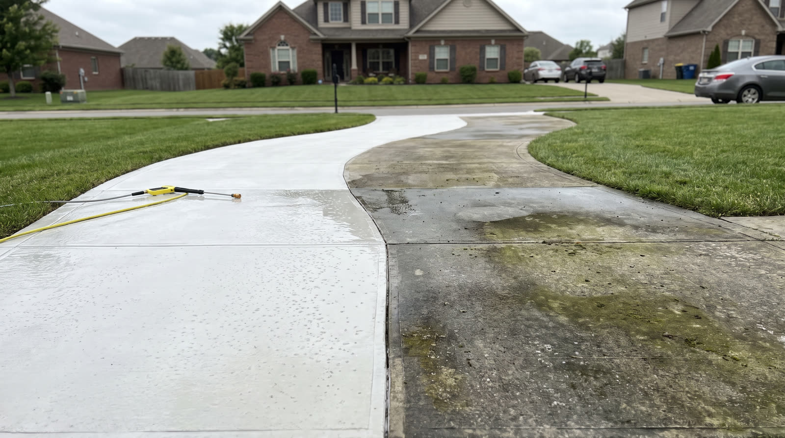 Driveway & Concrete Cleaning — Eagle Revolution Power Washing