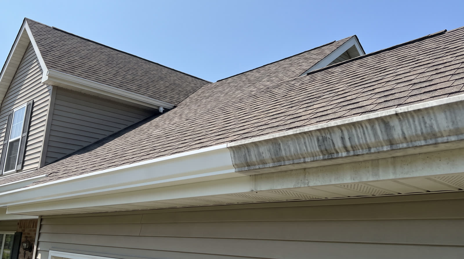 Gutter Cleaning & Brightening — Eagle Revolution Power Washing